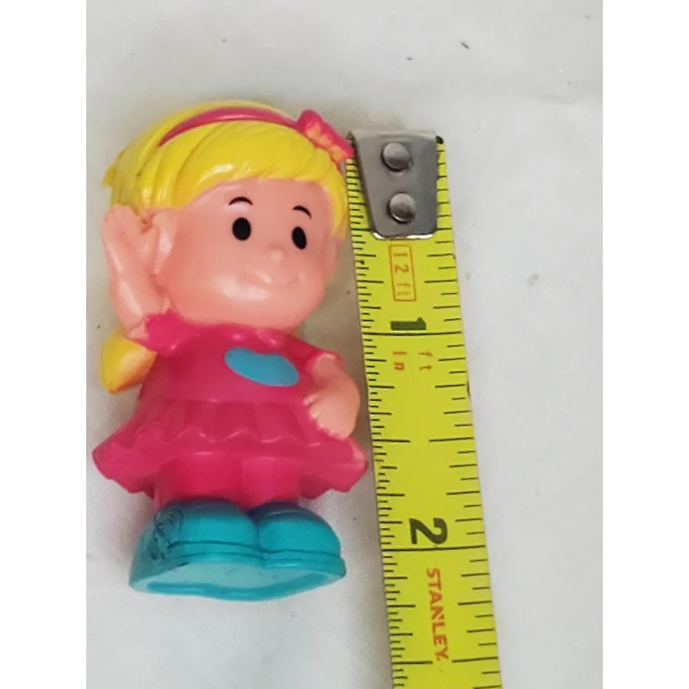 Fisher Price Little People Figures Set of 3 Boy with Glasses‎ Blonde Girls Toy